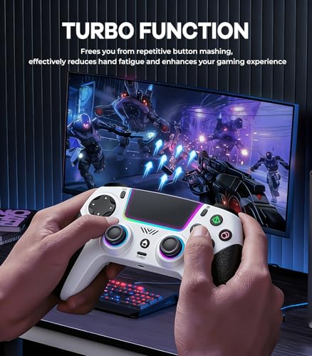 Thumbnail 5 de SZPACMATE Mando Inalámbrico multiformato con iluminación RGB y joystick Efecto Hall