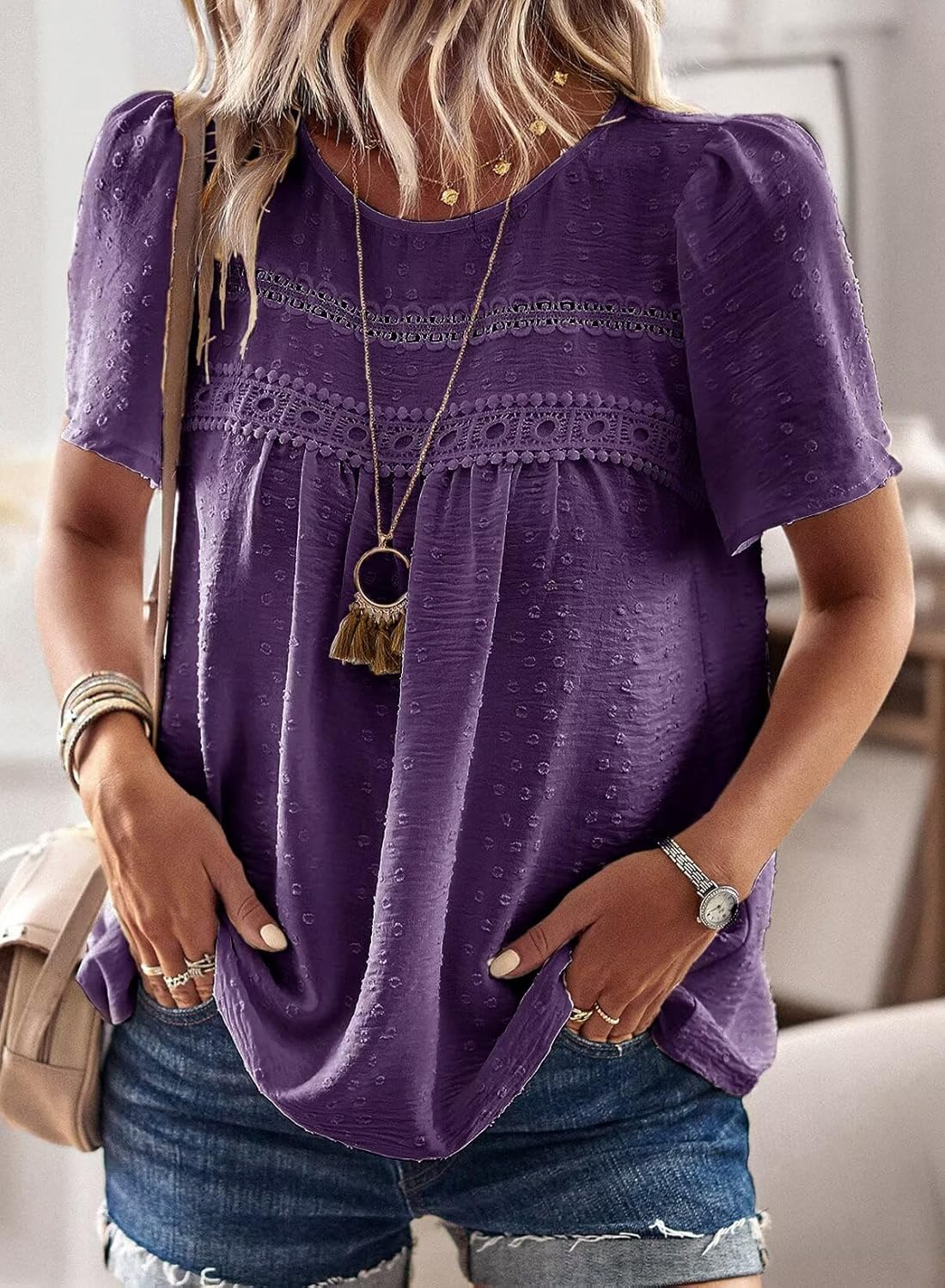 Thumbnail 4 de Falechay Summer Crochet Lace Top 2026