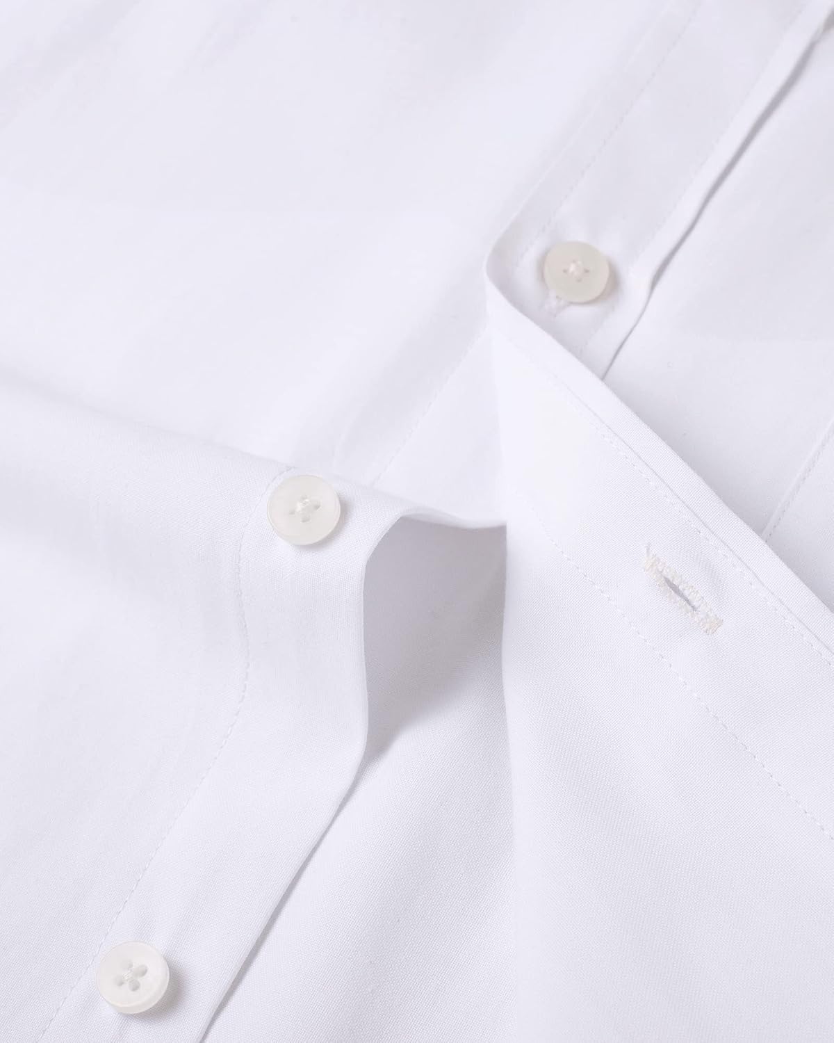 Detalle 2 de J.VER Men's Long Sleeve Oxford Shirt: Smart Casual, Non-Iron Button-Down