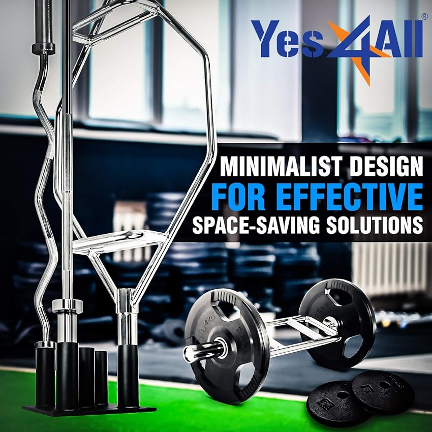 Thumbnail 5 de Yes4All Barbell Rack soporte vertical 5 barras