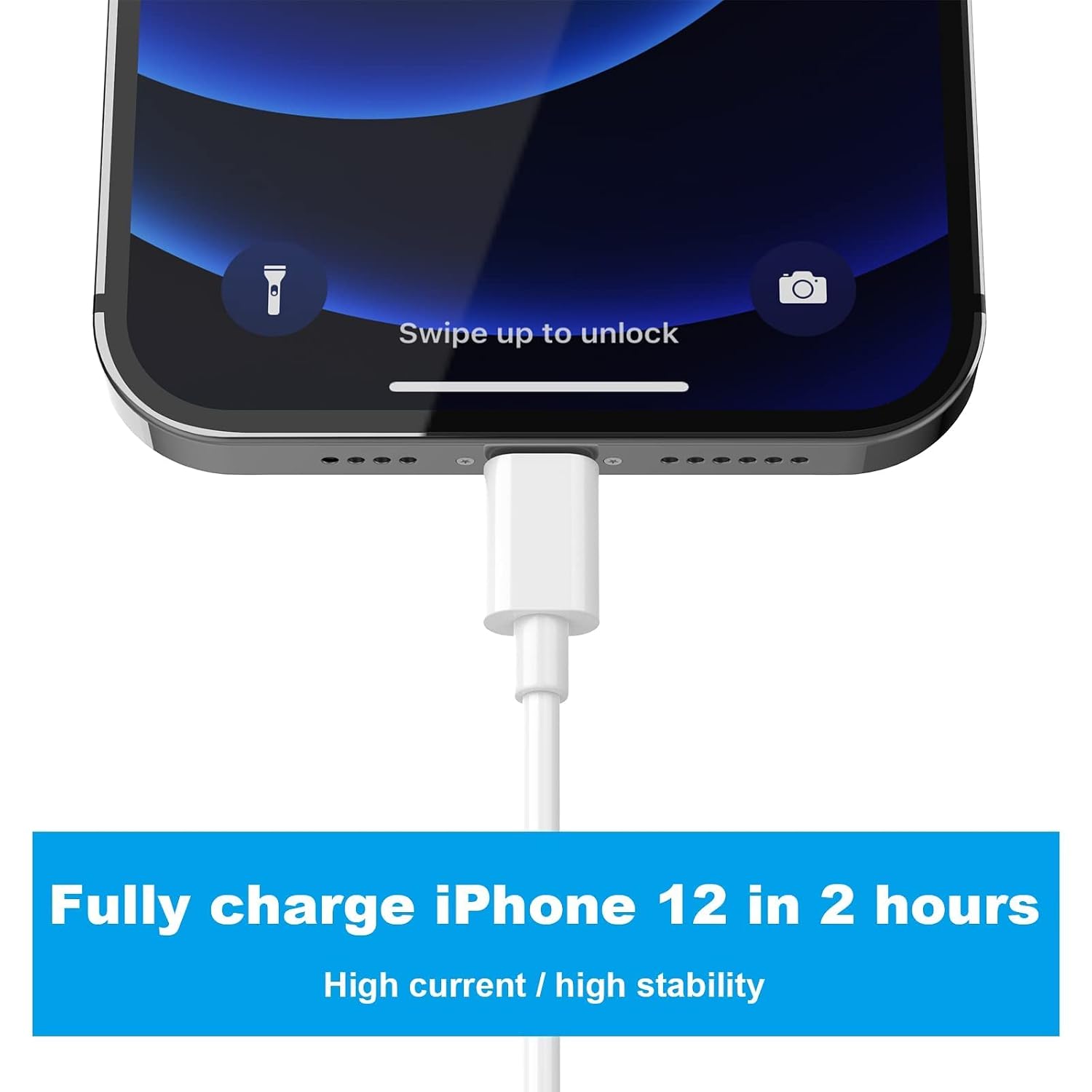 Detalle de AZMOGDT MFi iPhone Lightning Cable 5-pack