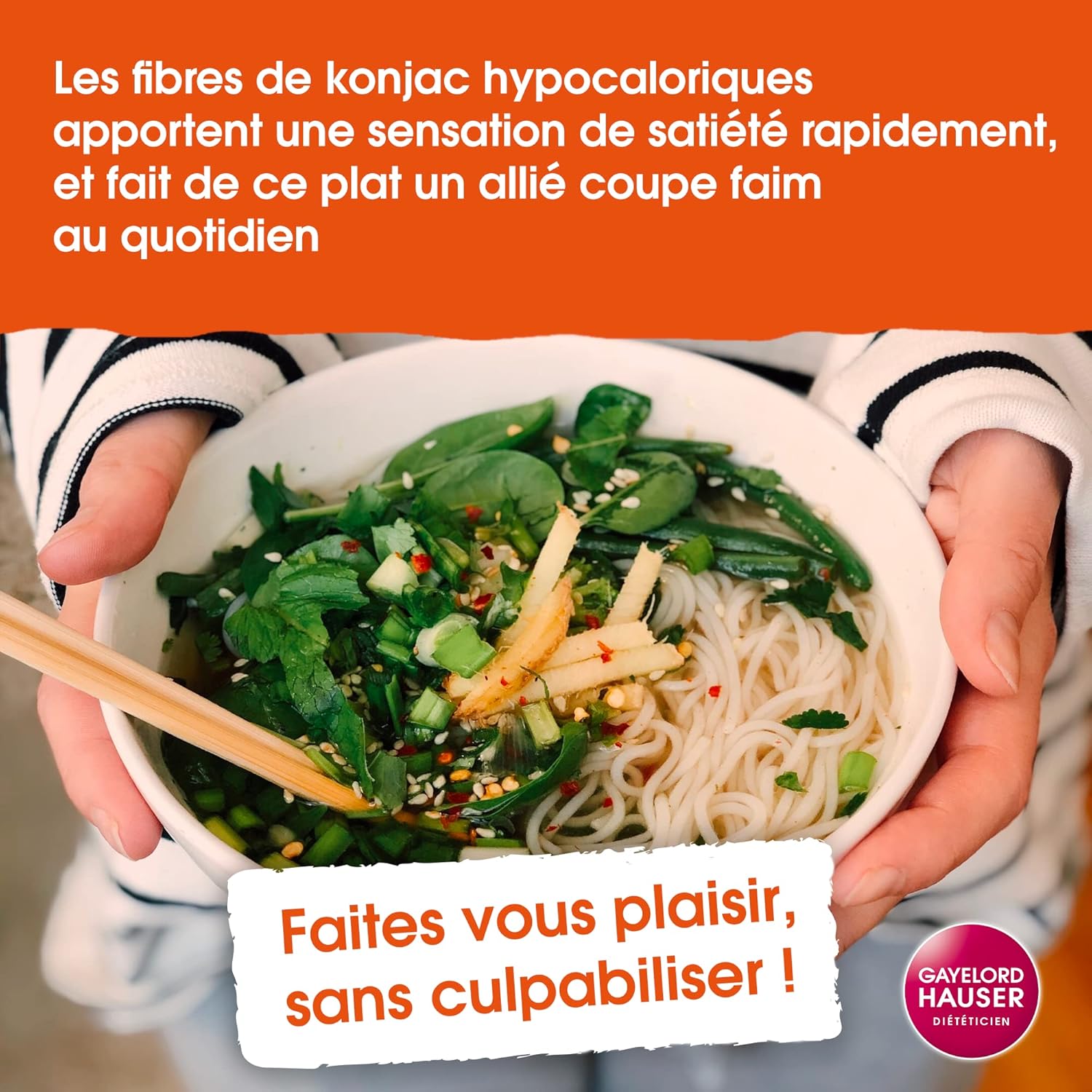 Thumbnail 3 de Tagliatelle de Konjac Gayelord Hauser Nature – prêt à l’emploi, lot de 10 x 160 g