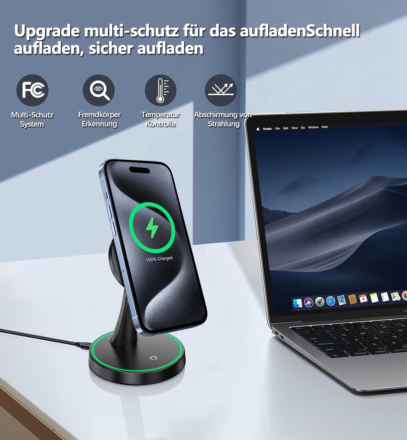 Thumbnail 3 de OANDYS 2in1 MagSafe Ladestation 15W