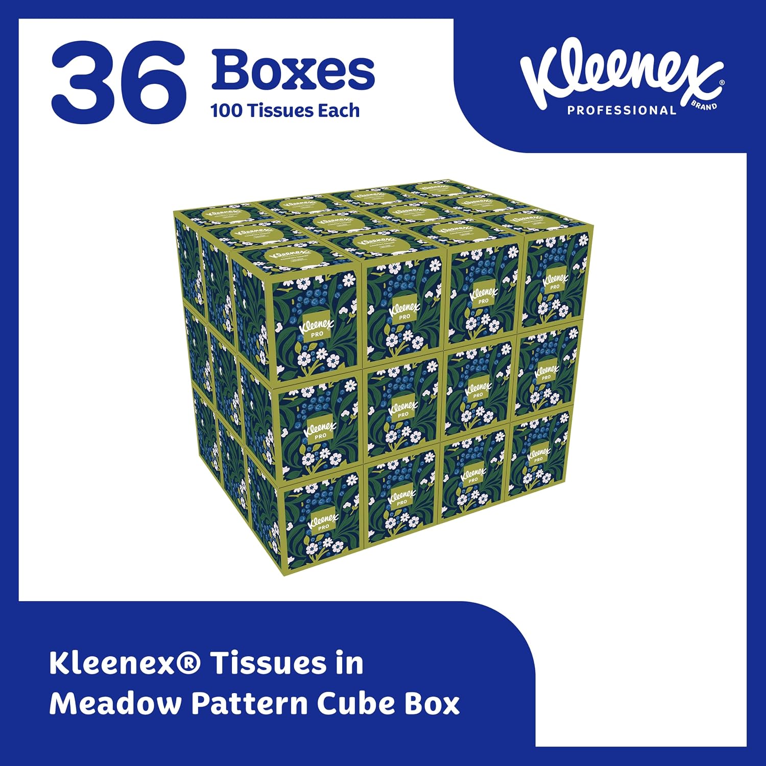 Detalle 2 de Kleenex Professional Facial Tissues 3,240 🧻