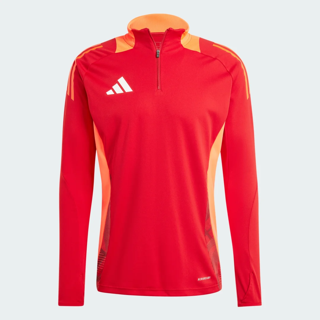 Detalle de Sudadera entrenamiento Tiro 24 Competition de Adidas – Rojo