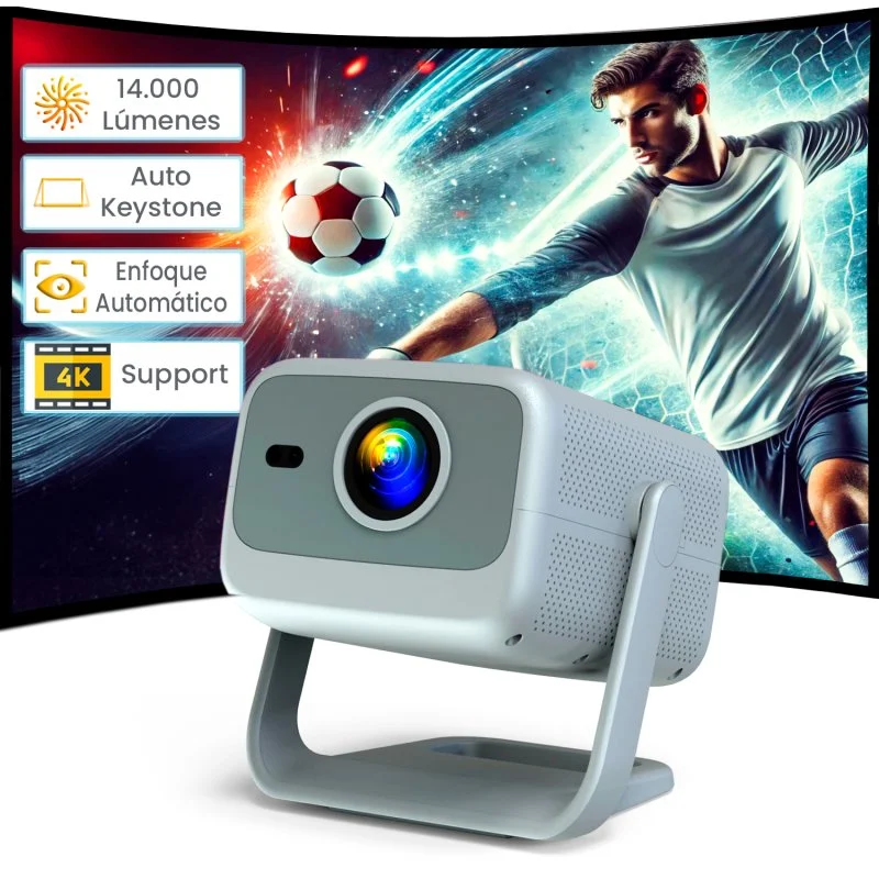 Detalle 2 de UnicView R2 Freestyle: Proyector LCD 14.000 lúmenes, giro 180° con AndroidTV
