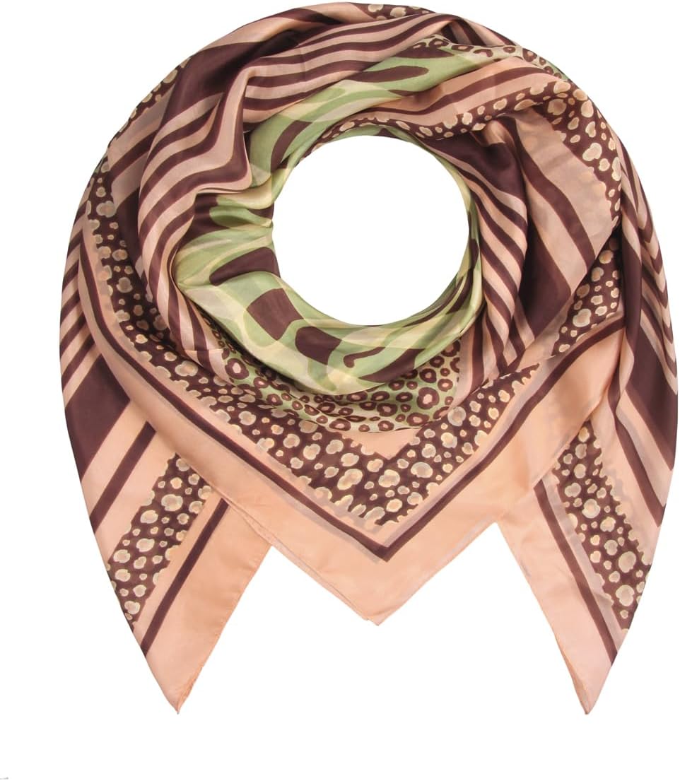 Thumbnail 5 de Majea Dreieckstuch Damen – Ethno Muster, 140 x 140 cm, 50% Viskose / 50% Baumwolle
