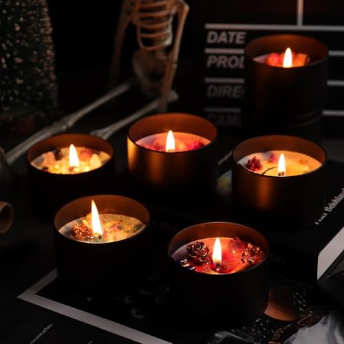 Detalle 2 de YJHSS 24-Pack Candle Jars 8oz + 4oz set 🕯