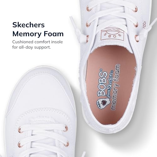 Detalle 2 de Skechers Women's Bobs B Cute Trainer in White (UK Size 5)