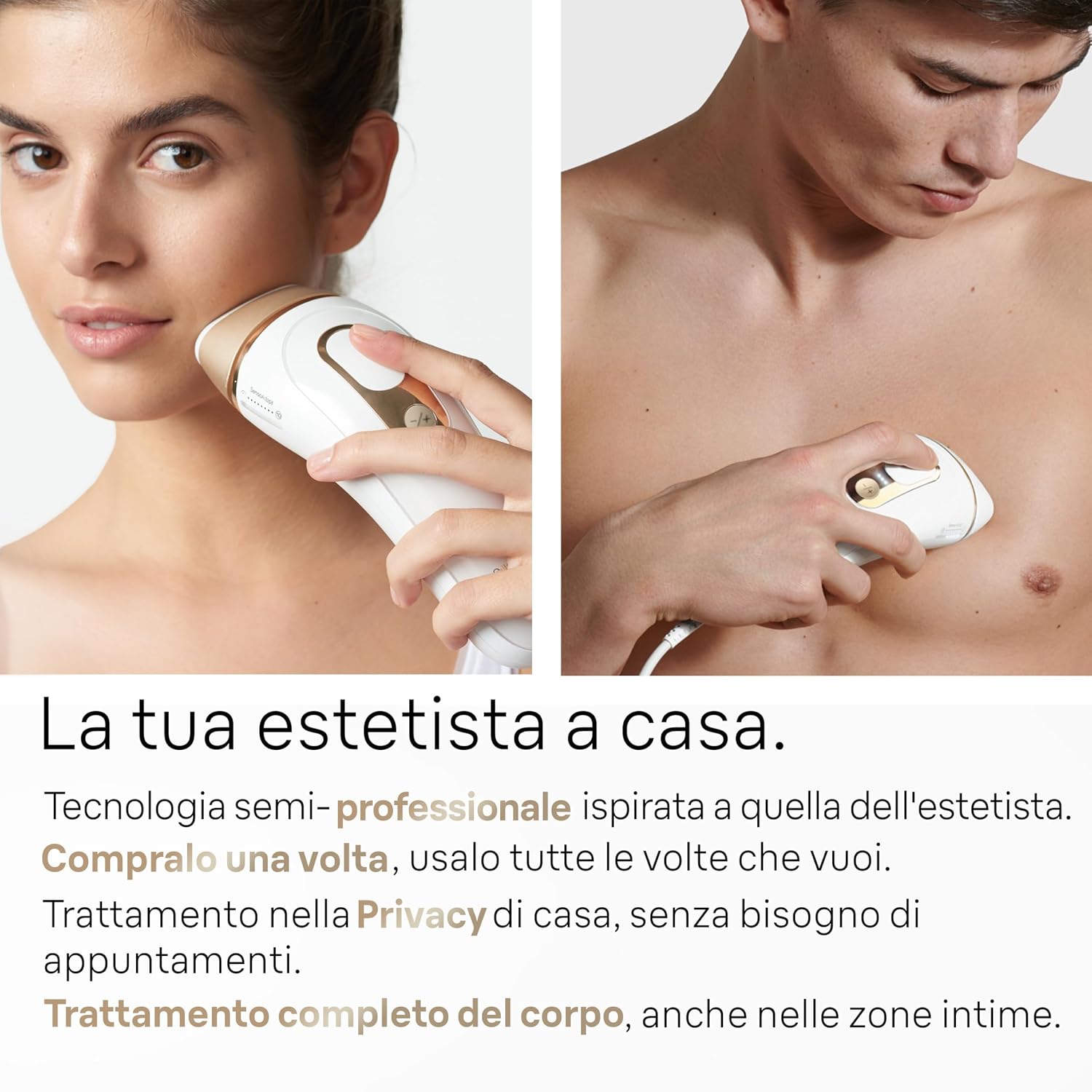 Thumbnail 6 de Braun Silk Expert Pro 5 Epilatore a Luce Pulsata: efficacia a casa per corpo e viso