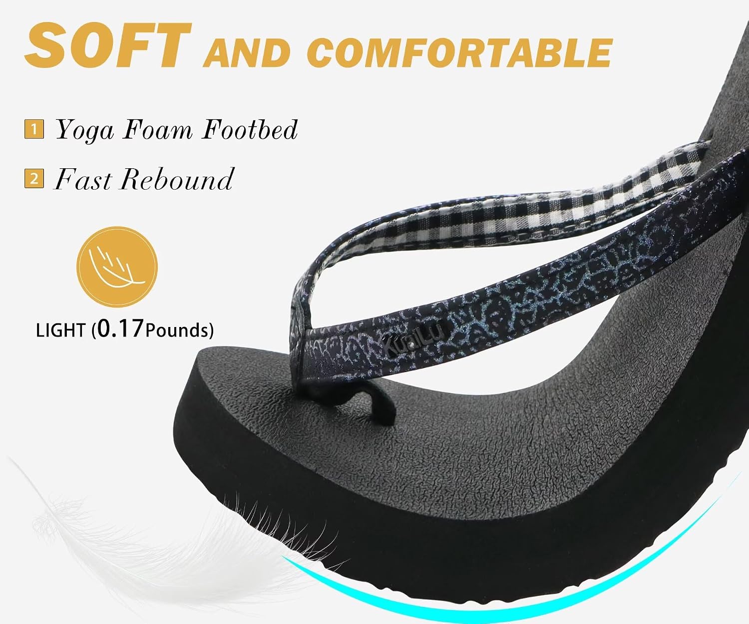 Thumbnail 2 de KuaiLu Arch Support Flip Flops 1️⃣0️⃣