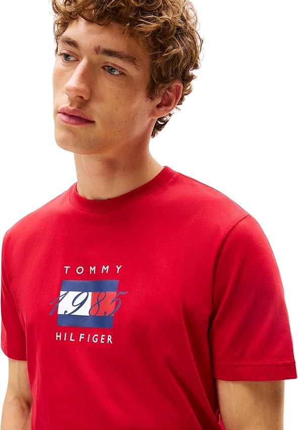 Thumbnail 2 de Tommy Hilfiger Camiseta Linear Flag 100% XS