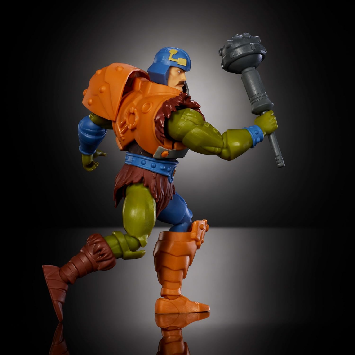 Detalle de Masters of the Universe Origins 200X Cartoon Collection Man-At-Arms Action Figure (5.5-Inch) with Mace Accessory