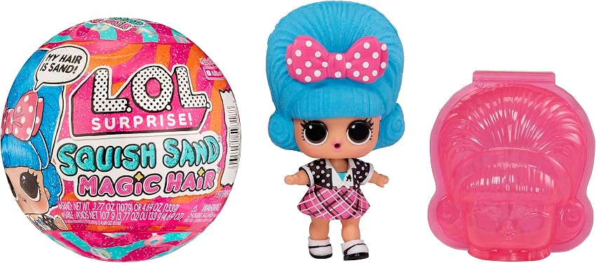 Detalle de L.O.L. Surprise! Squish Sand Magic Hair Tots 🌟 - Muñeca con sorpresas para niñas