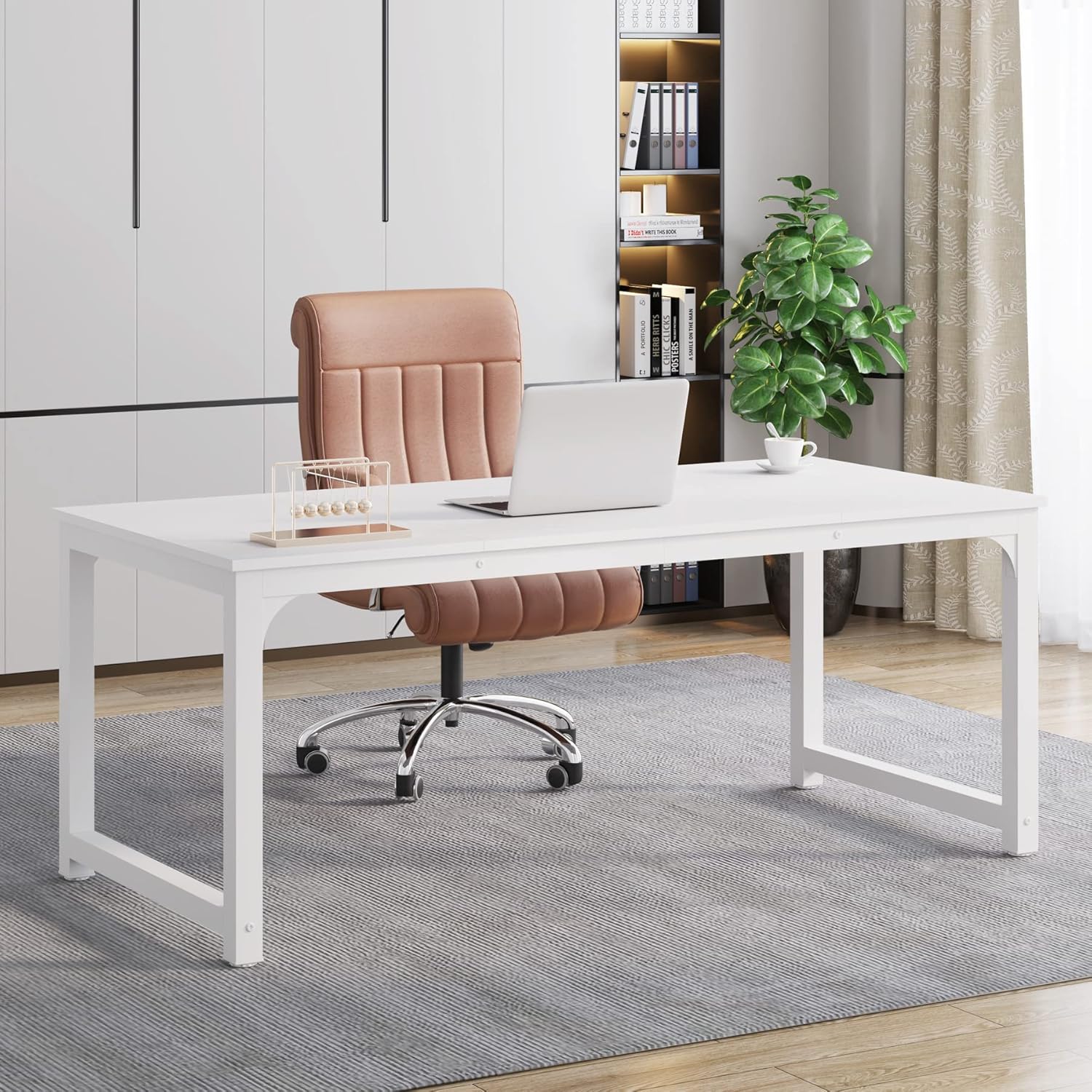 Tribesigns Modern Computer Desk 63 x 31.5 inch desk