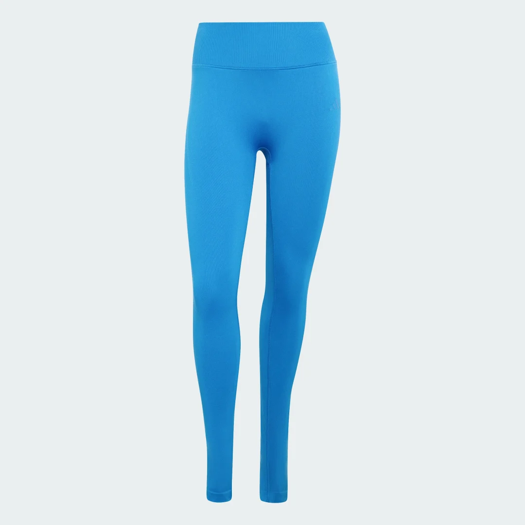 Thumbnail 3 de Mallas Workout Essentials Knit Scrunch 7/8 de Adidas – color Azul