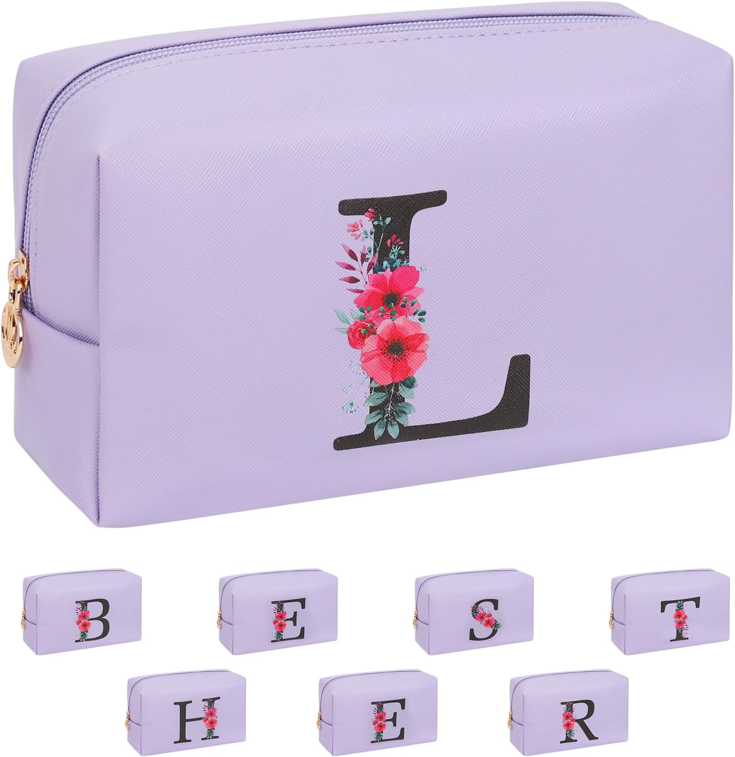 Detalle de Personalized Makeup Bag, 7.9 x 3.1 x 4.9 in