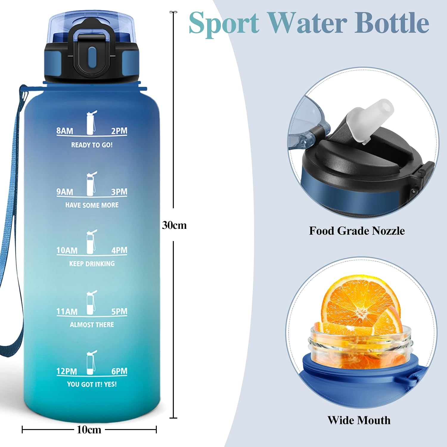 Detalle 2 de Motswedi Gourde Sport 1500ml anti-fuite
