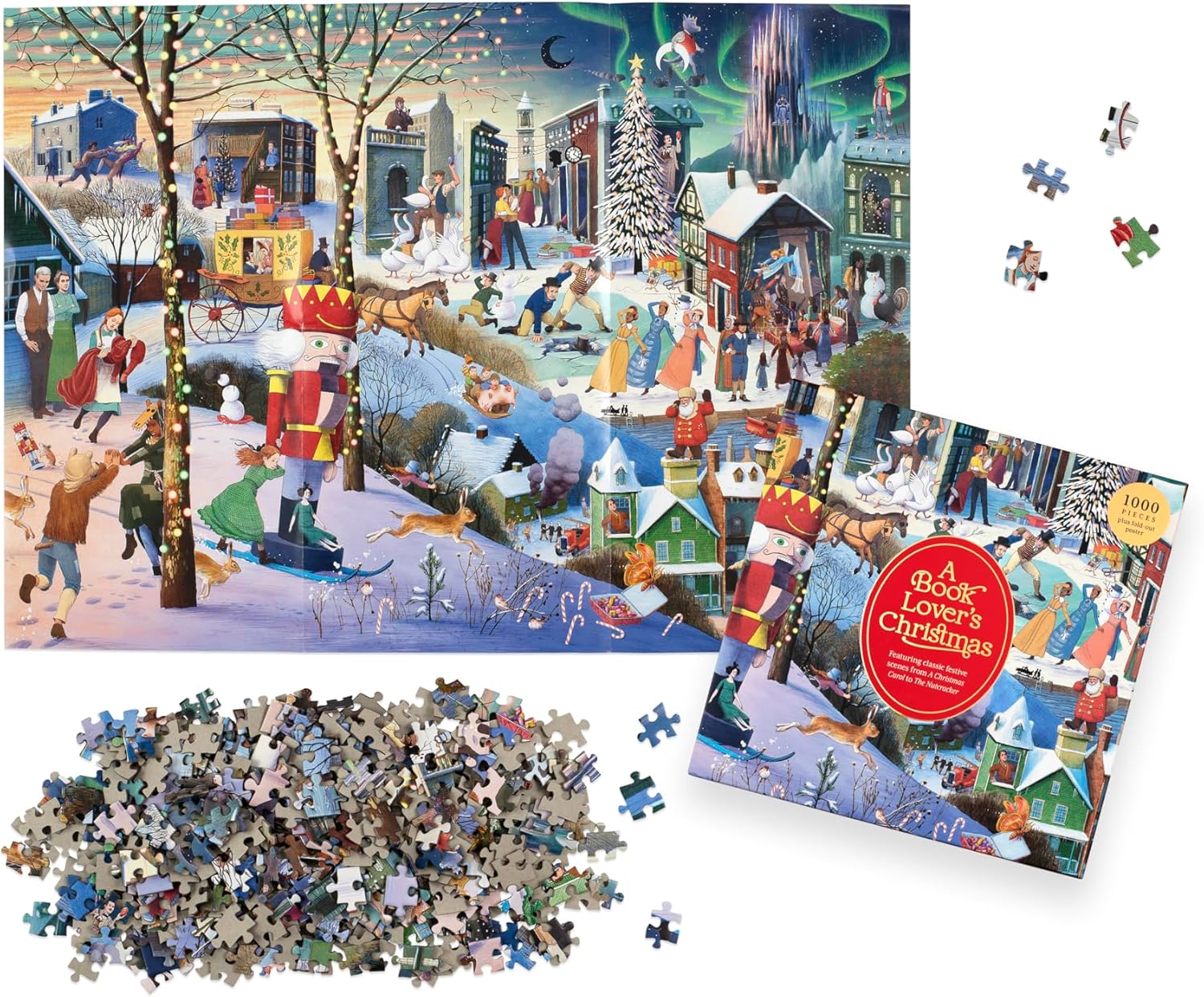 Thumbnail 4 de A Book Lover's Christmas 1000 Piece Jigsaw Puzzle (1000-Piece Puzzle)