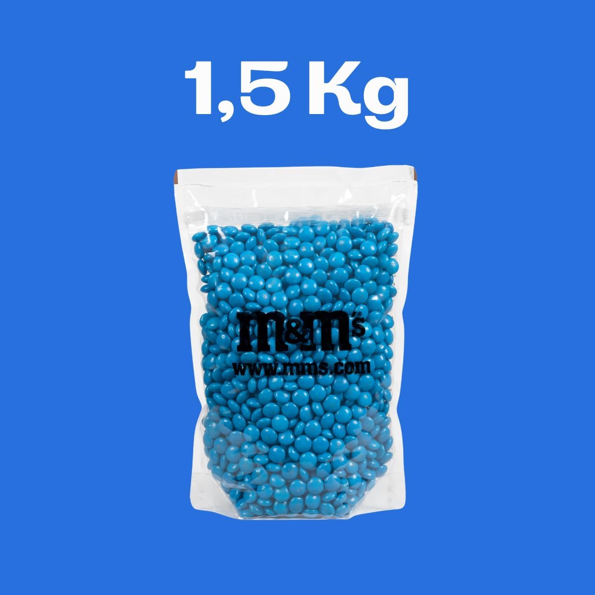 Thumbnail 4 de M&M'S couleur bleue au chocolat au lait – Sachet vrac 1,5 kg pour DIY et événements