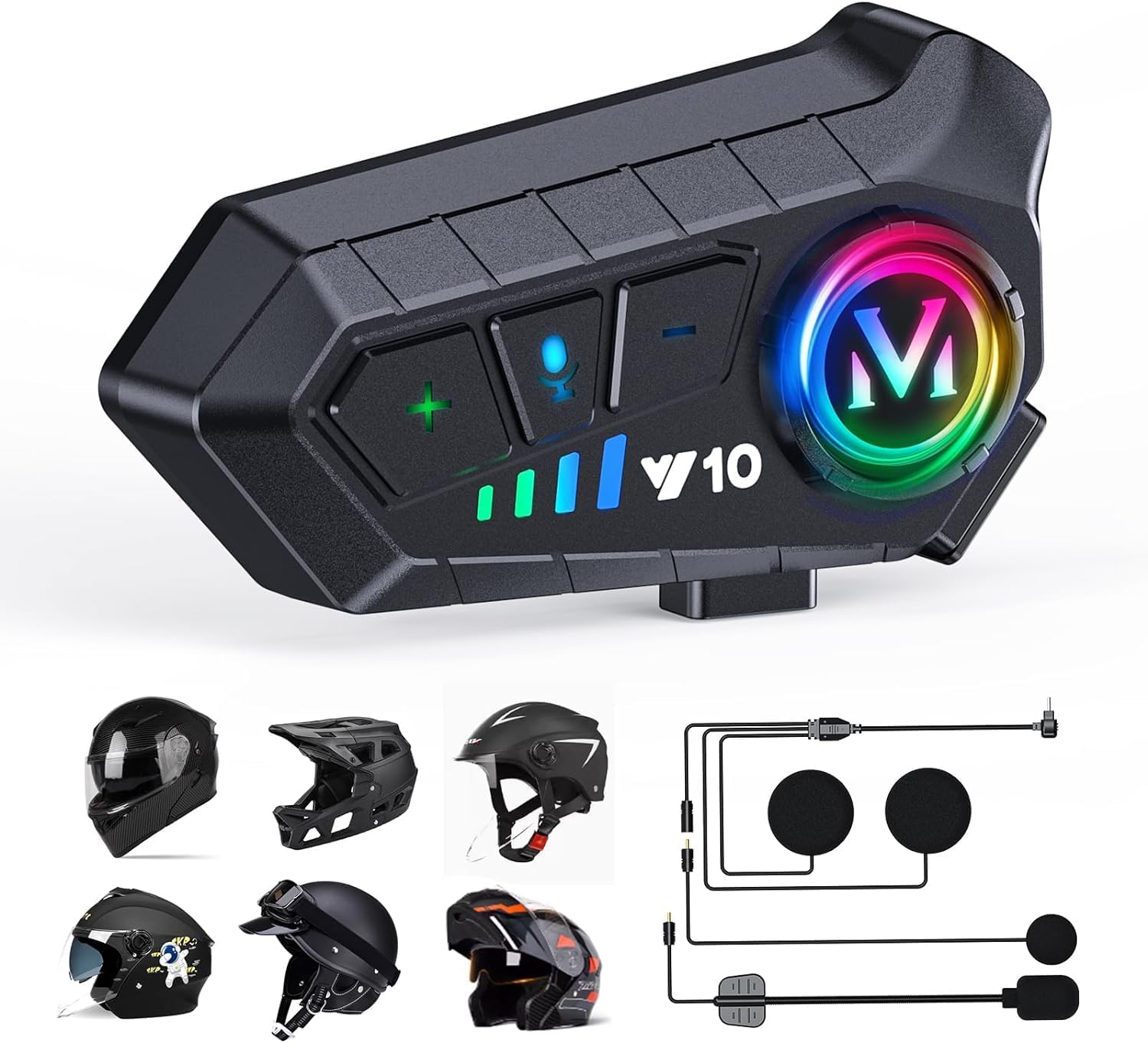 Imagen de Khptop Bluetooth Motorradhelm Y10 en OfertitasTOP