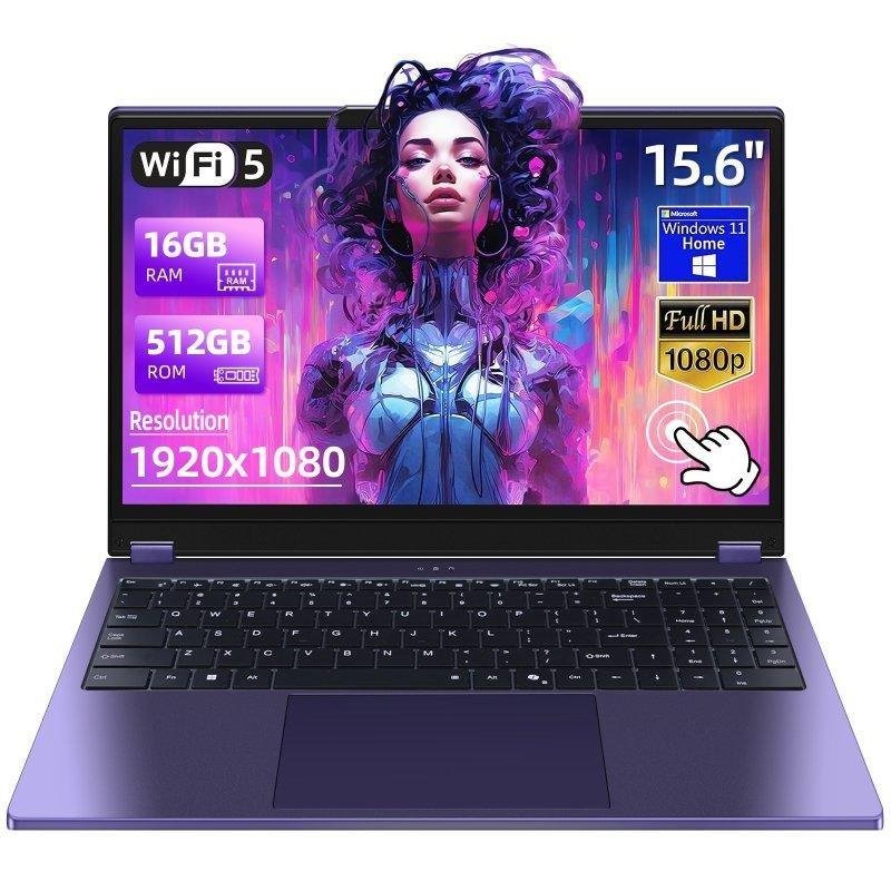 Detalle de AMDEVPRO UCC-UL156: portátil 15,6" convertible con pantalla táctil, 16 GB y Windows 11 Pro