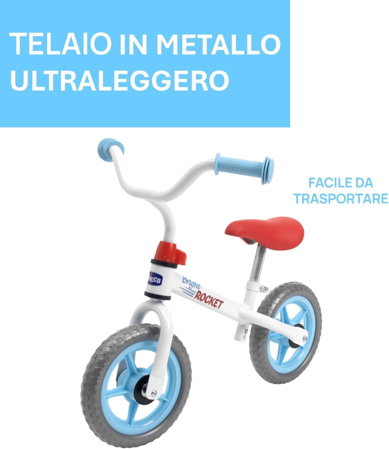 Thumbnail 3 de Chicco Bright Rocket, bicicletta senza pedali 25 kg