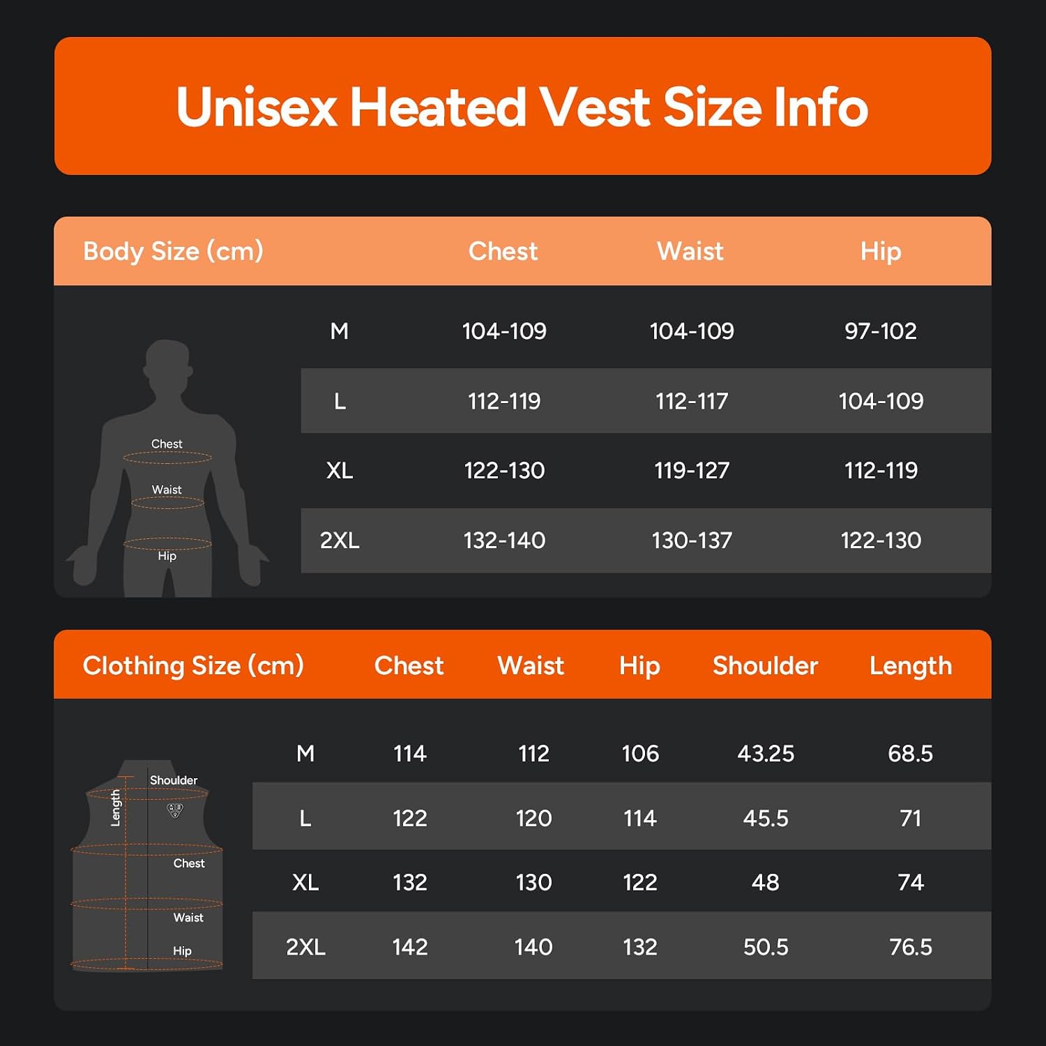 Thumbnail 6 de DR.PREPARE Heated Gilet: Unisex Electric Vest with 3 Heat Levels