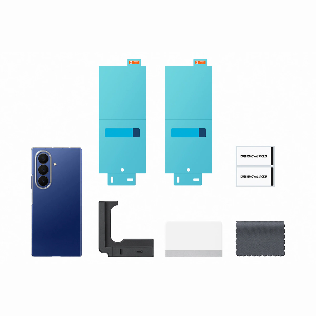 Thumbnail 4 de Samsung Galaxy Z Fold7 Funda transparente + protector 📱