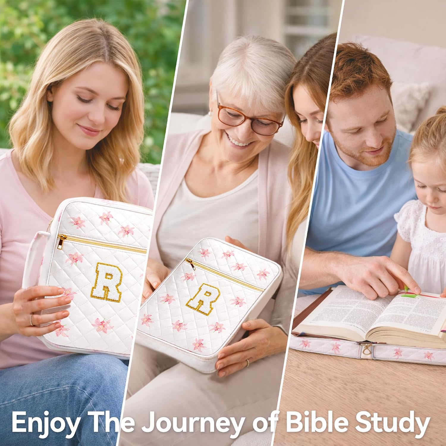 Detalle de Tanolix Quilted Bible Cover