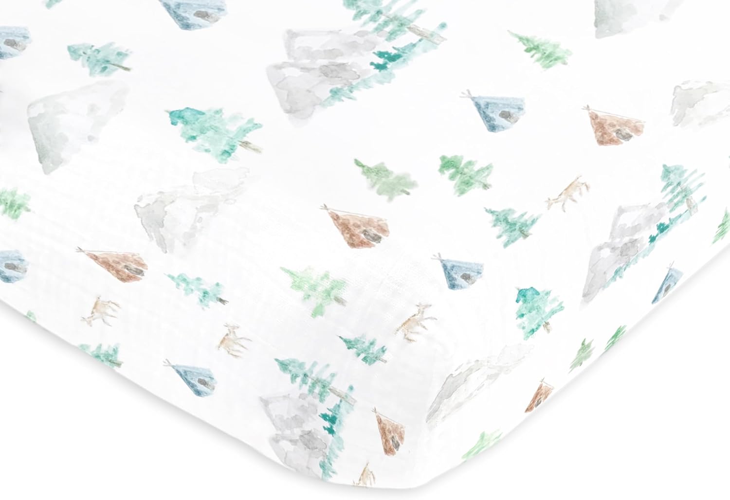 Thumbnail 6 de SwaddleDesigns Fitted Crib Sheet, Cotton Muslin
