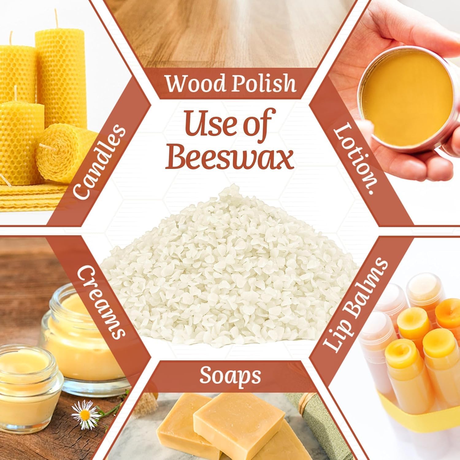 Thumbnail 6 de White Beeswax Pellets, 10 lb