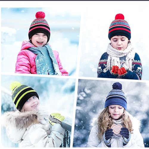 Thumbnail 8 de JFAN 3 en 1 chapeau bonnet gants enfant 🌬
