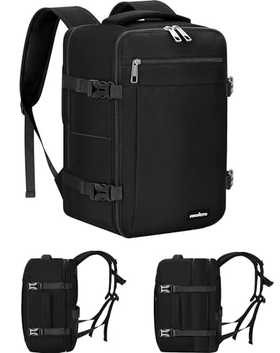 Detalle de MOCOCITO Mochila de cabina para avión 40x20x30 cm (expandible hasta +5 cm) impermeable, con compartimento para portátil 15,6”