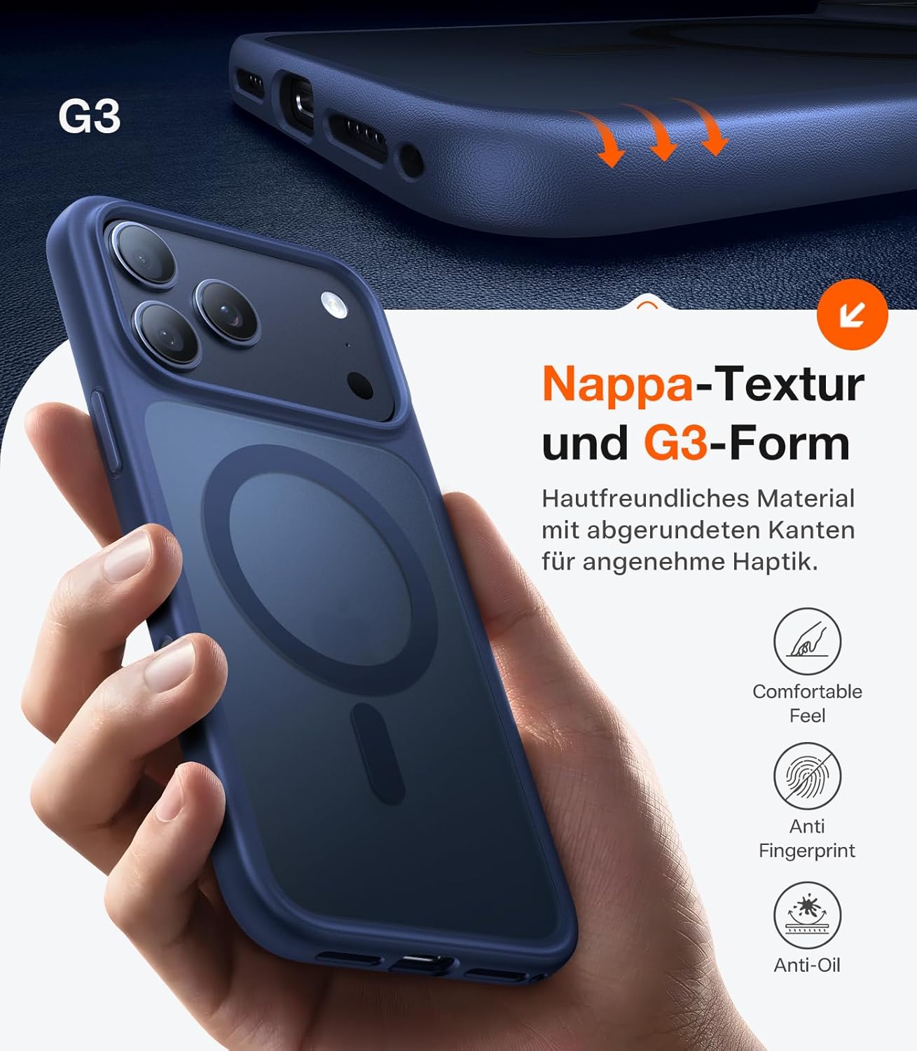 Thumbnail 5 de TORRAS Guardian‑Mag iPhone 17 Pro Hülle, stoßfest