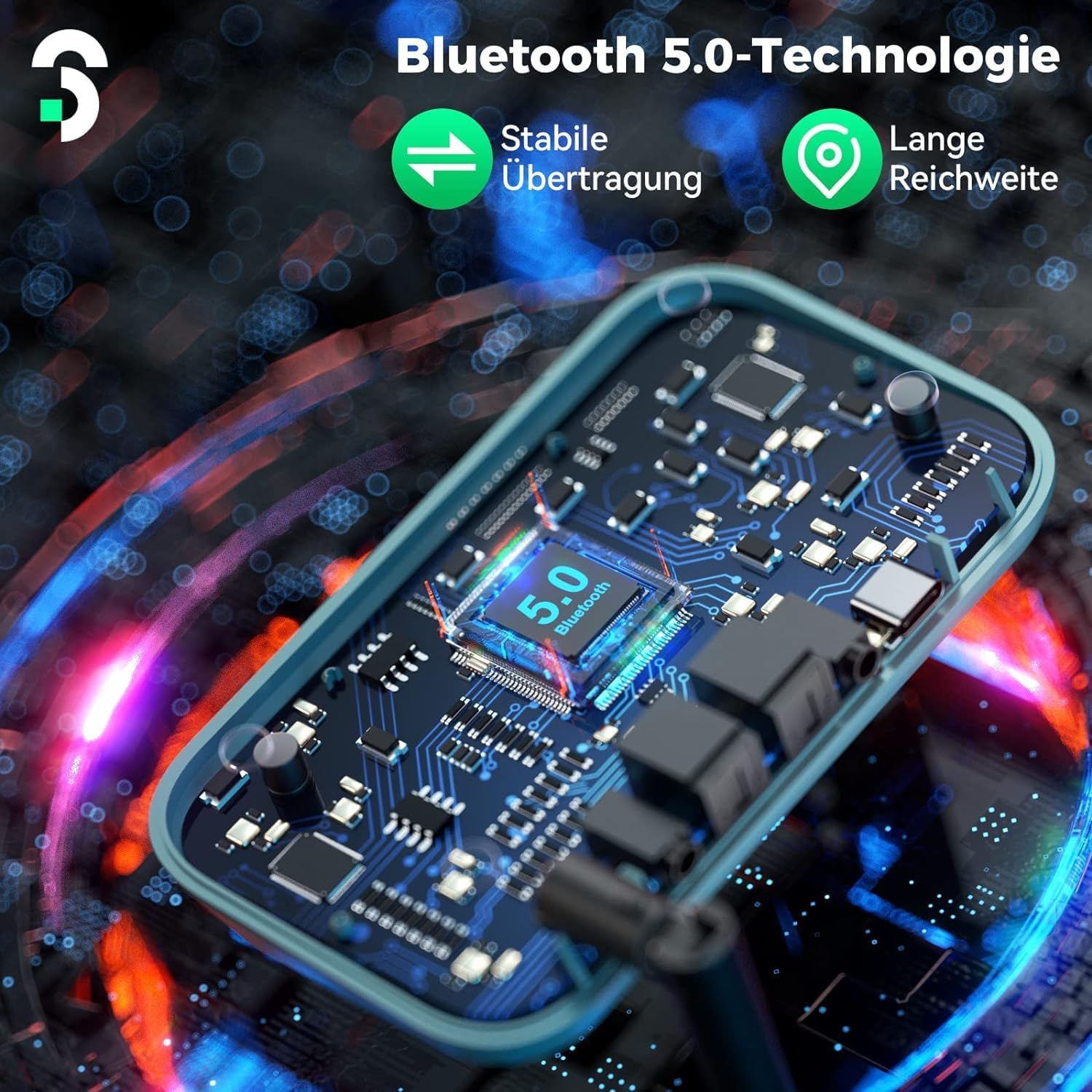 Thumbnail 6 de SOOMFON Bluetooth 5.0 3-in-1 Adapter
