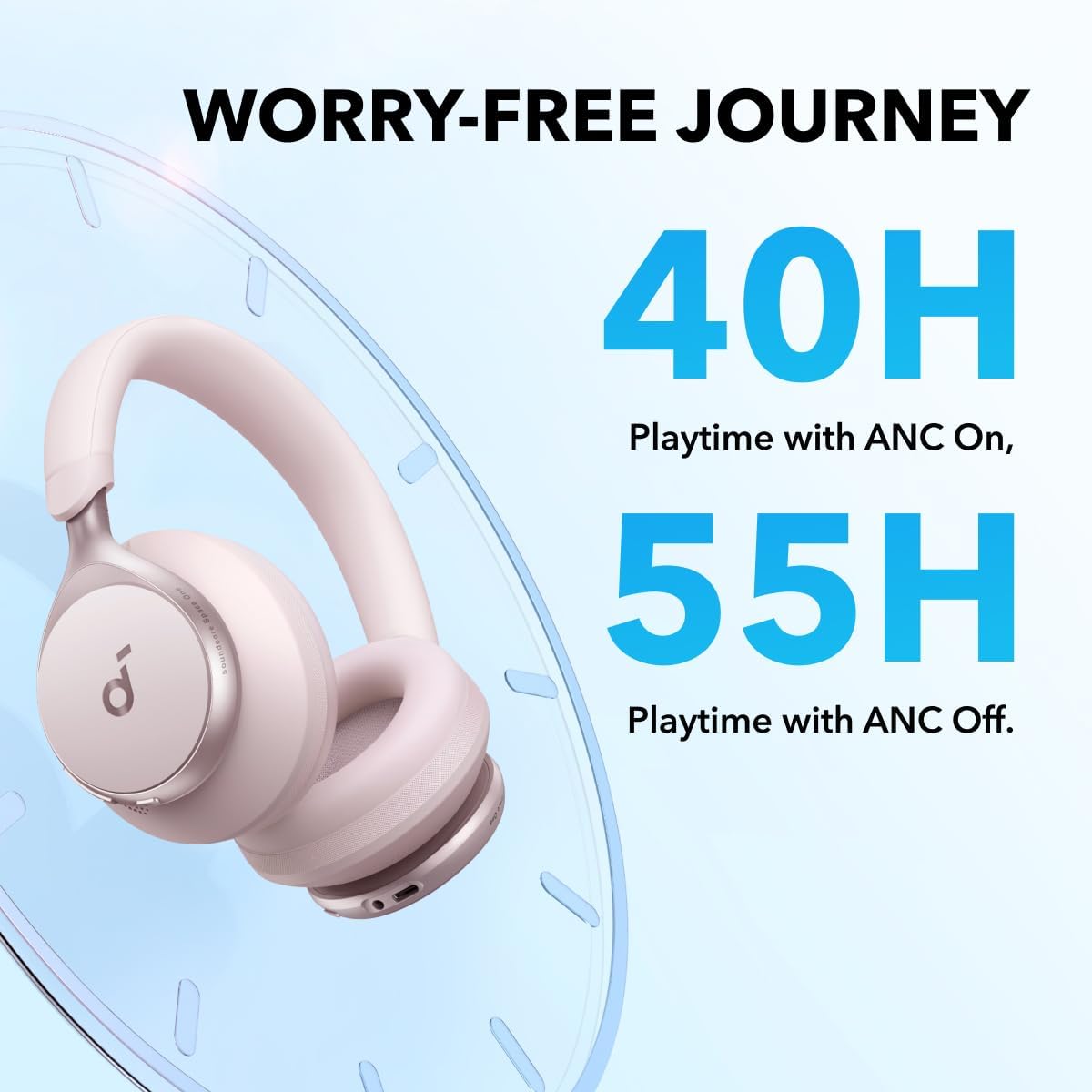 Thumbnail 4 de Soundcore Space One: Active Noise Cancelling Headphones with LDAC and 40-Hour ANC