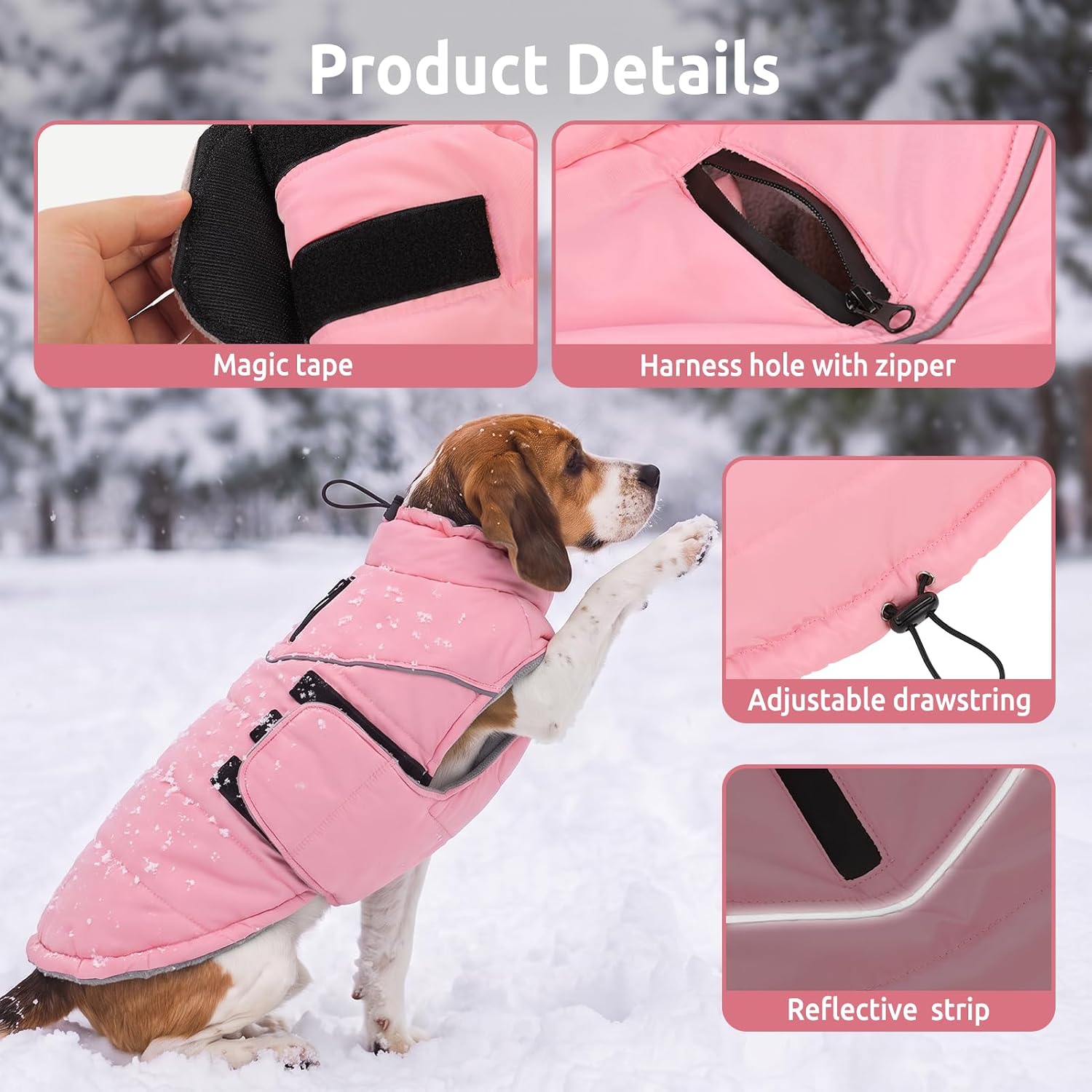 Thumbnail 2 de Peferhouse Dog Winter Coat, XXXX-Large