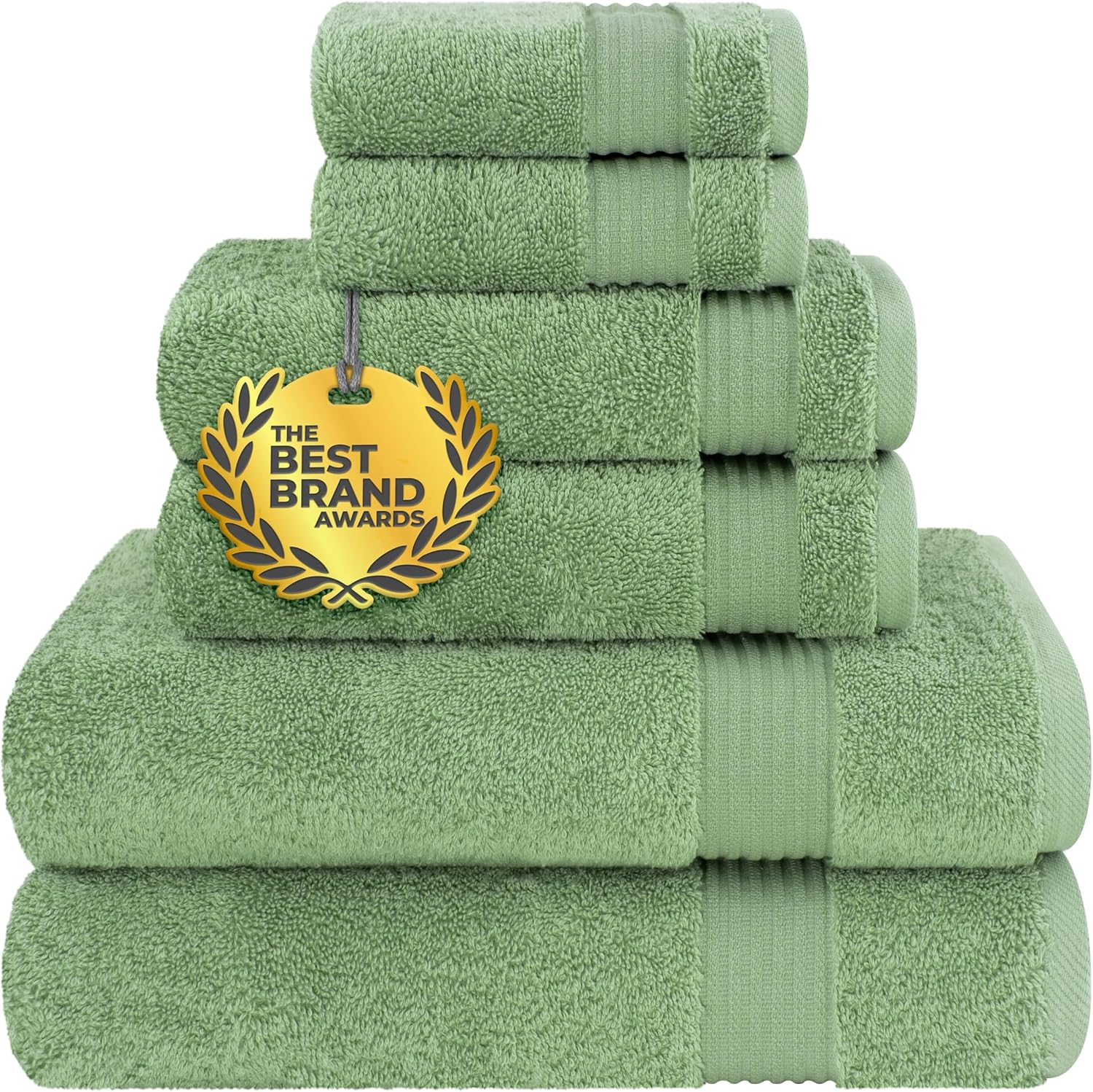 Detalle de Cotton Paradise 6 Piece Towel Set 600 GSM