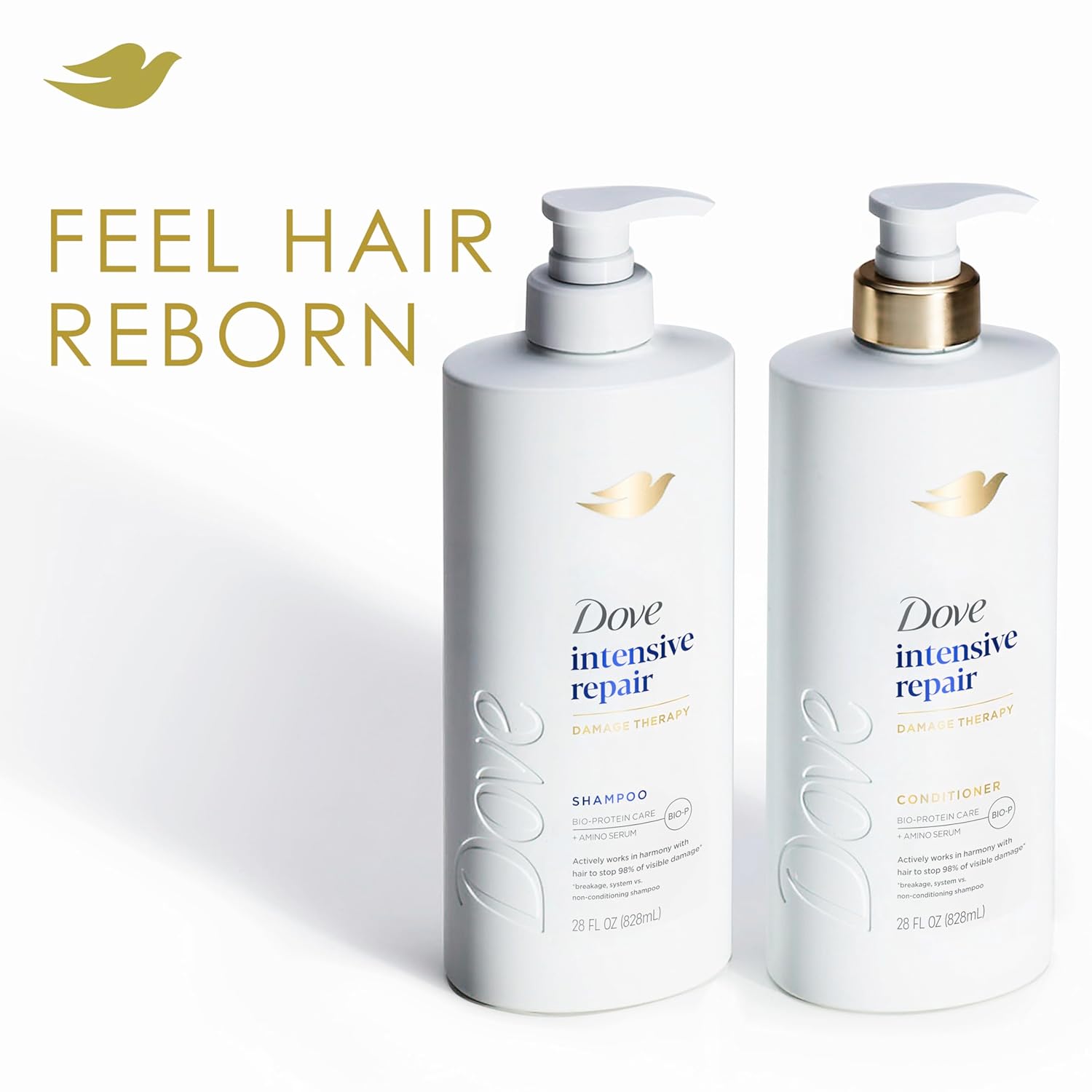 Thumbnail 2 de Dove Intensive Repair Conditioner for Damaged Hair (Bio-Protein Care + Amino Serum), 28 fl oz