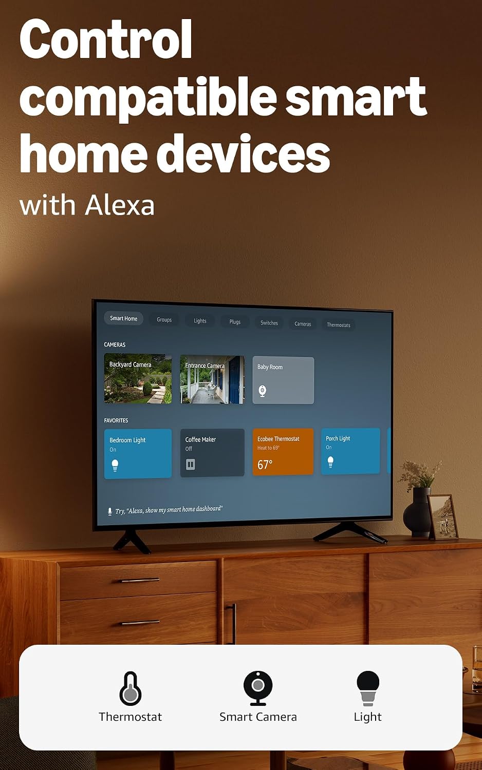 Thumbnail 4 de Amazon Fire TV Stick HD with Alexa Voice Remote and Live TV