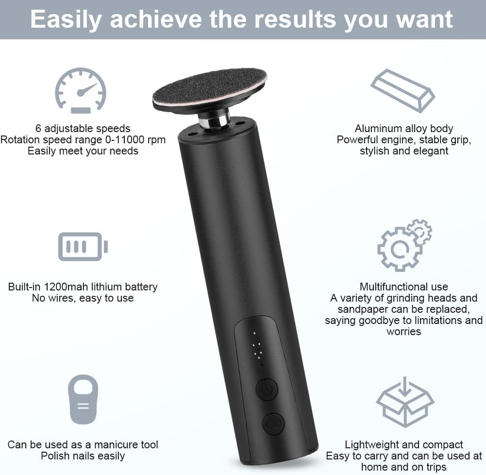 Thumbnail 3 de ACWOO Electric Foot File 6‑Speed