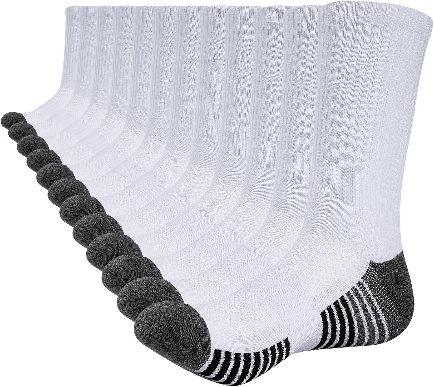Detalle 2 de Lapulas Thermal Men’s Socks 6 Pairs Crew Cushioned Cotton for Outdoors