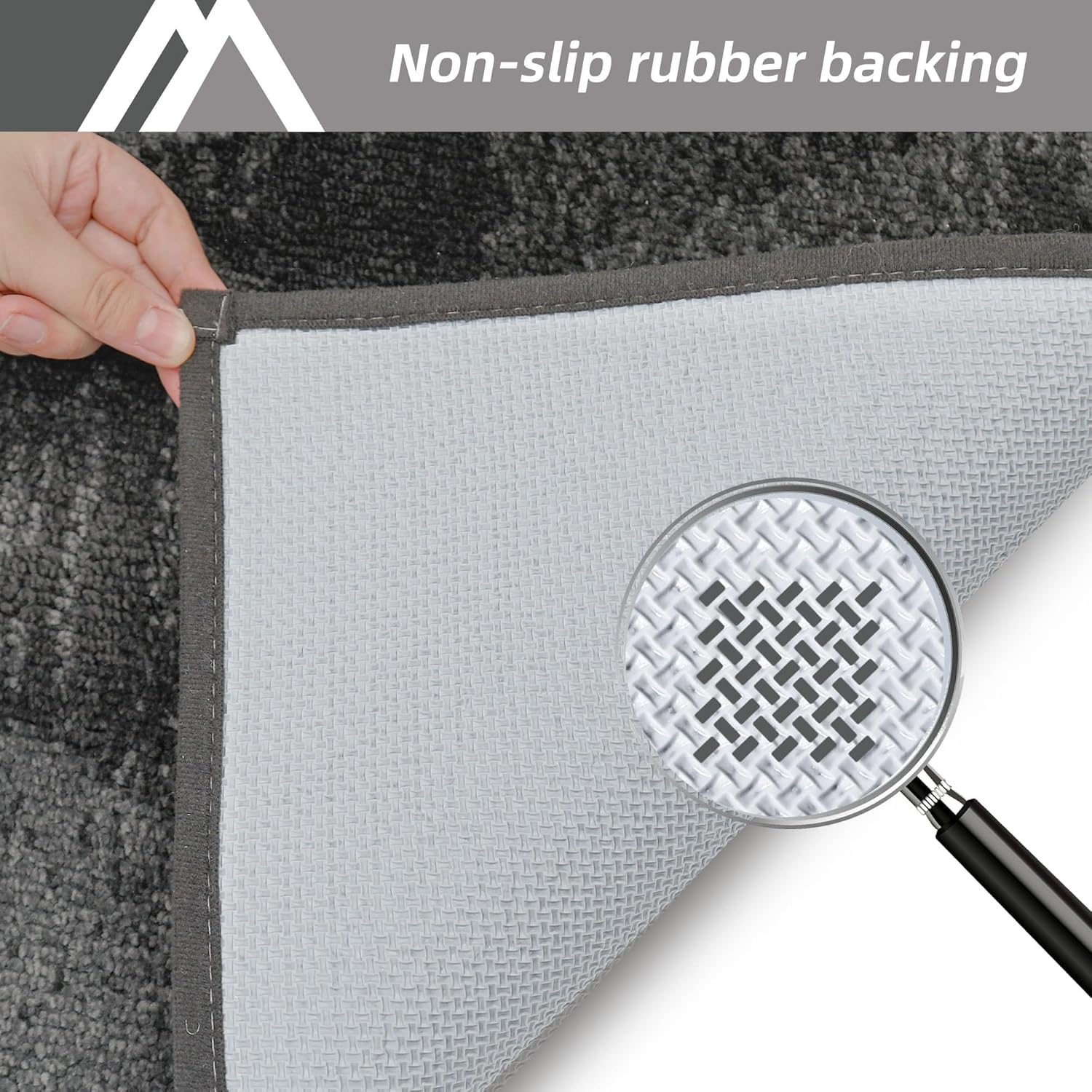 Detalle 2 de COSY HOMEER Entryway Doormat 20"x32" gray 🧻