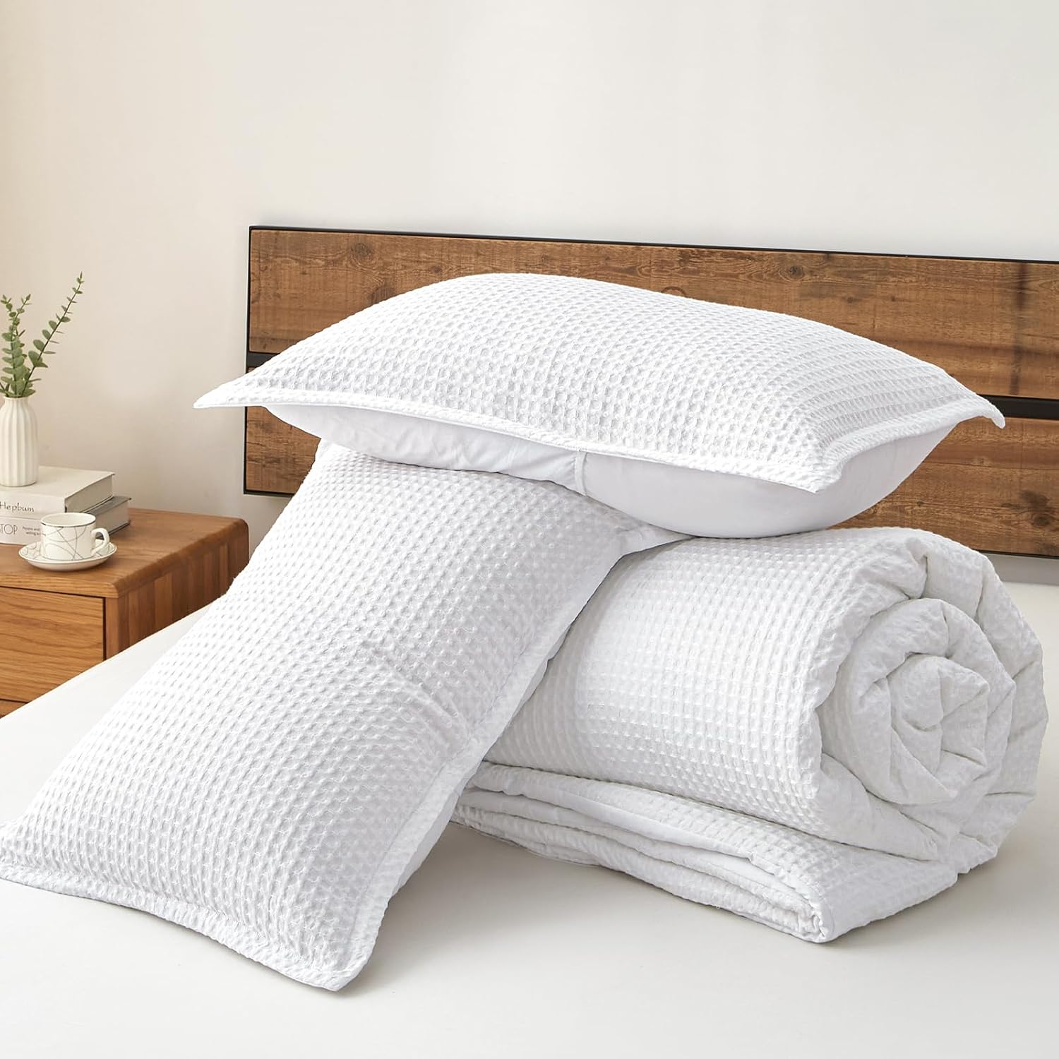 Thumbnail 1 de PHF Waffle Comforter Set King
