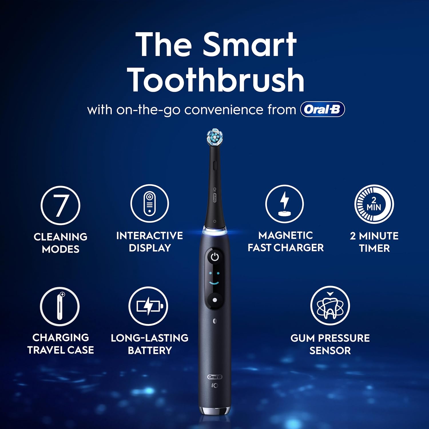 Detalle de Oral-B iO9 electric toothbrush 7 modes