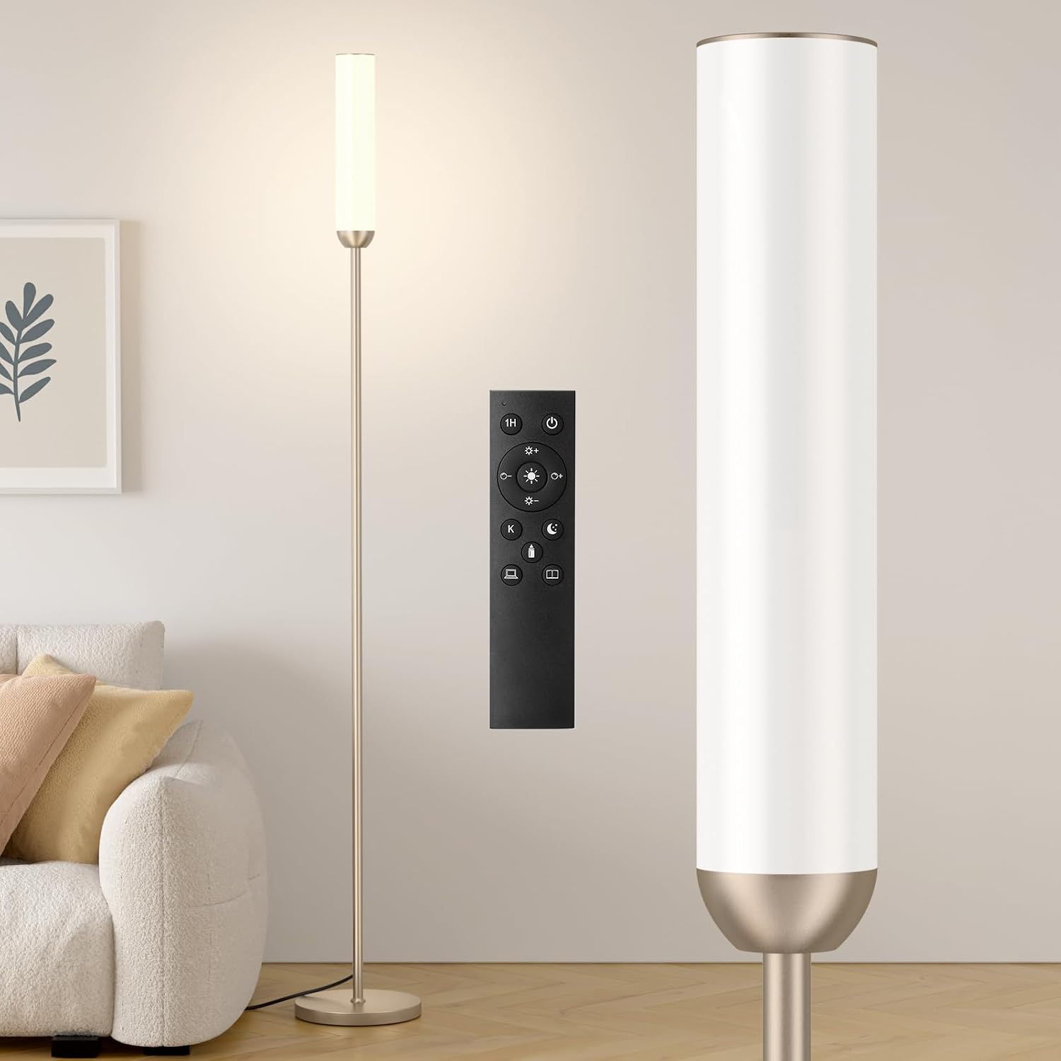 Thumbnail 6 de Ambimall LED Floor Lamp, Gold