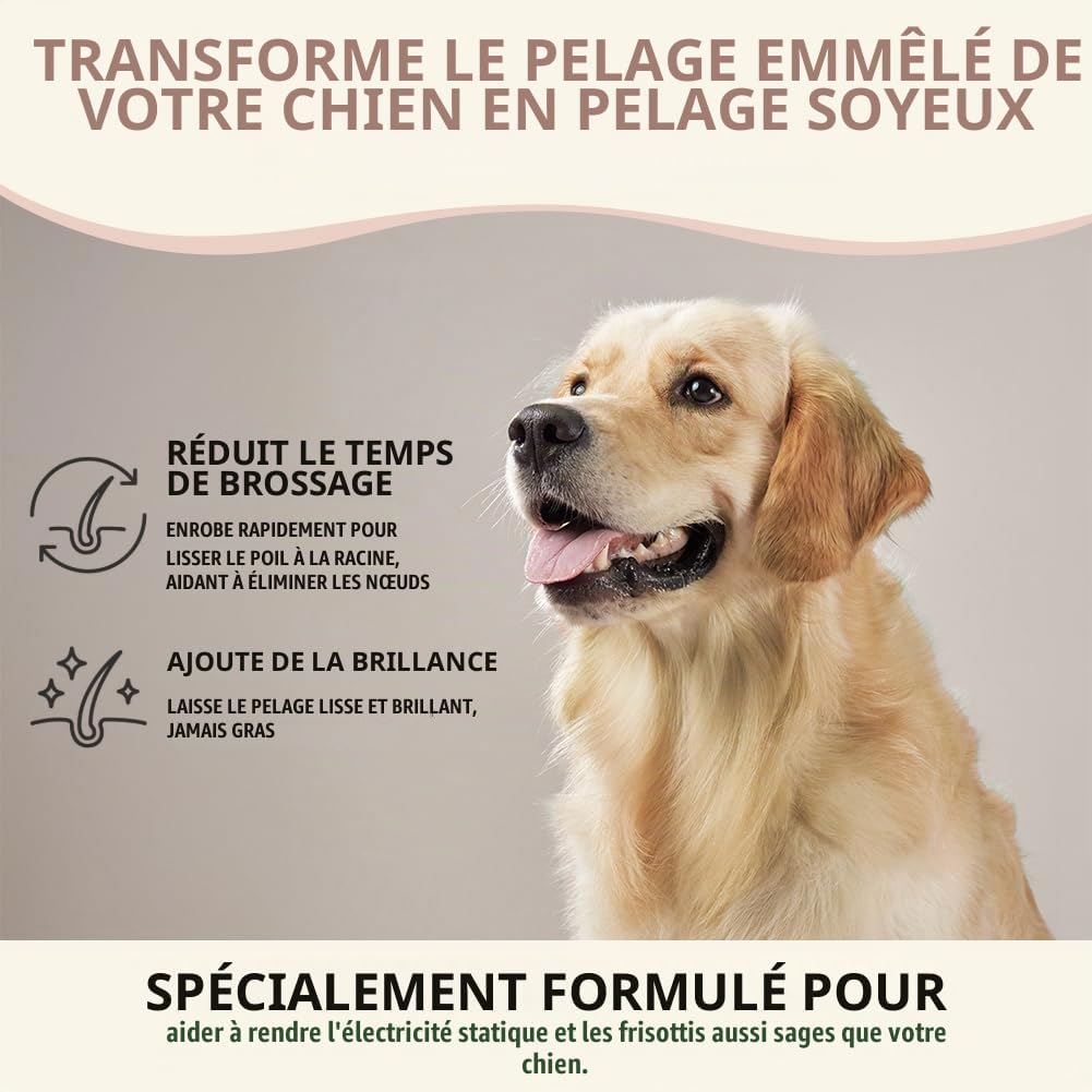 Detalle 1 de AOMIG ontwarrende spray voor honden en katten, 200 ml, kokosgeur
