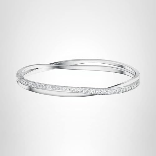 Thumbnail 7 de Swarovski Bracciale Rigido Twist Bianco placcato rodio