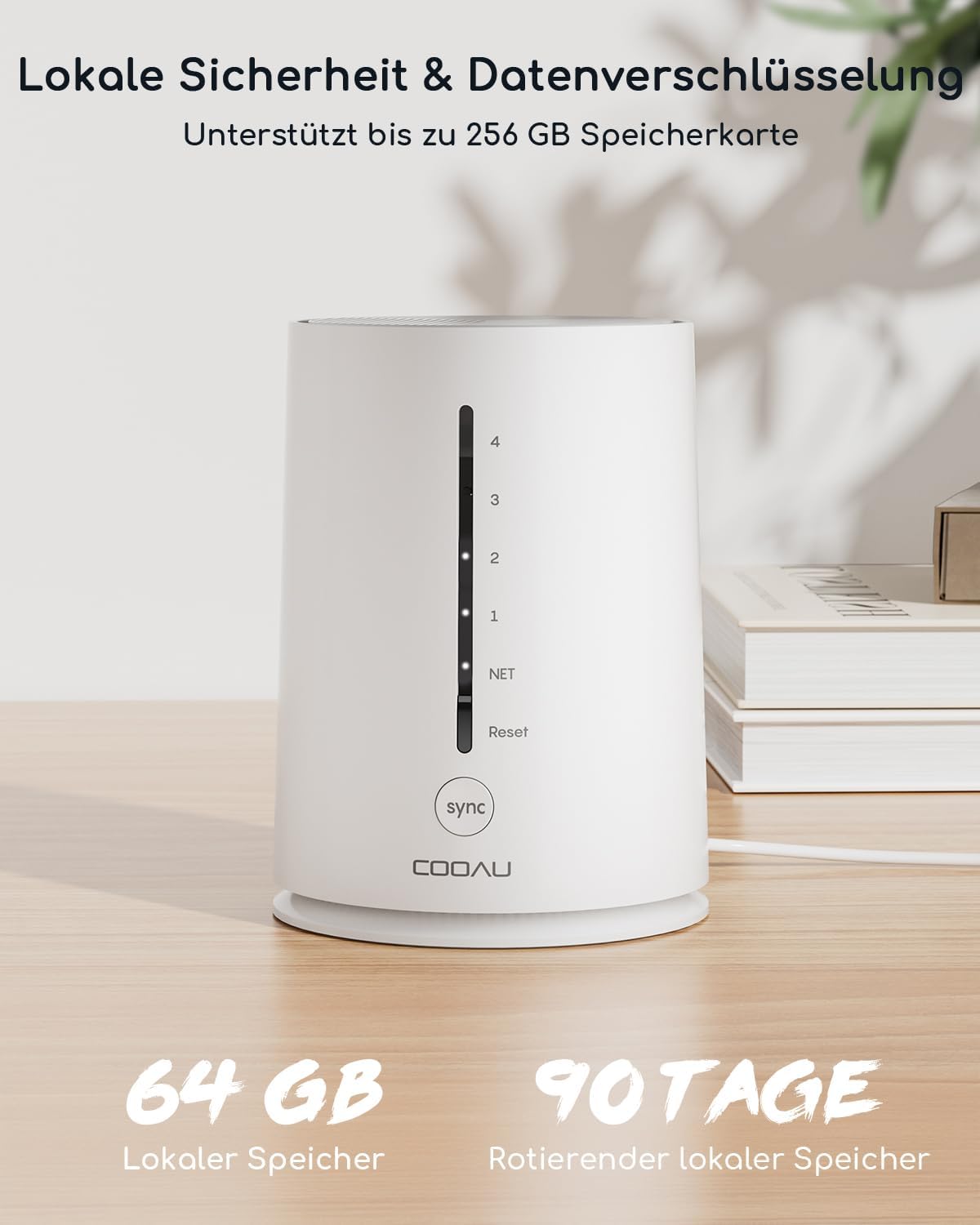 Thumbnail 2 de COOAU 4MP Solar Set Außenkamera